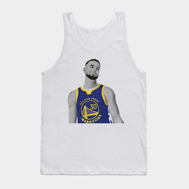 Stephen Curry Tank Top by knnthmrctn